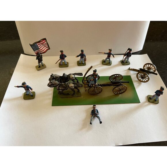 Vtg Custom Cast 1974 The Union Horse Artillery Brigade of the Army - Picture 4 of 10